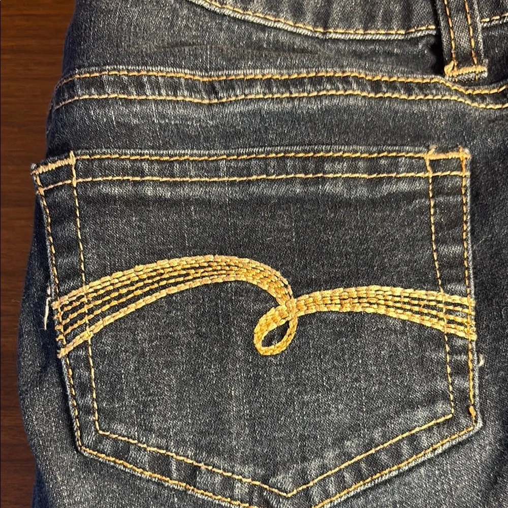 Justice Blue Slim Fit Distressed Jeans